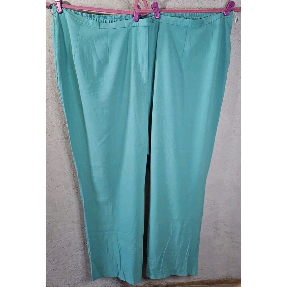 Maggie Barnes Dress Pants Teal 5x‎ (34/36) - Vintage